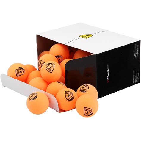 Killerspin Training 1 Star Regulation Table Tennis Balls, 40+, Orange ...