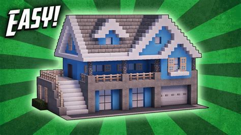 Minecraft: How To Build A Suburban House Tutorial (#6) - YouTube