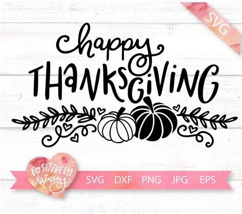 Happy Thanksgiving SVG Thanksgiving Svg Files Pumpkin Svg - Etsy