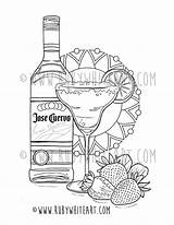 Tequila Coloring Page Pages sketch template
