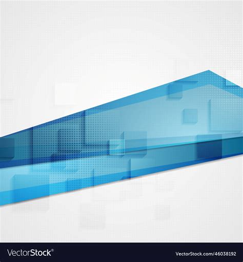 Abstract blue concept tech background Royalty Free Vector