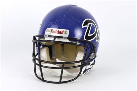 Lot Detail - 1996 Duke Blue Devils Game Worn Football Helmet (MEARS LOA)