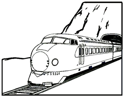 Train Coloring Pages - Coloringpages1001.com