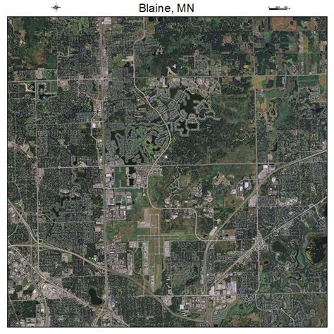 Aerial Photography Map of Blaine, MN Minnesota