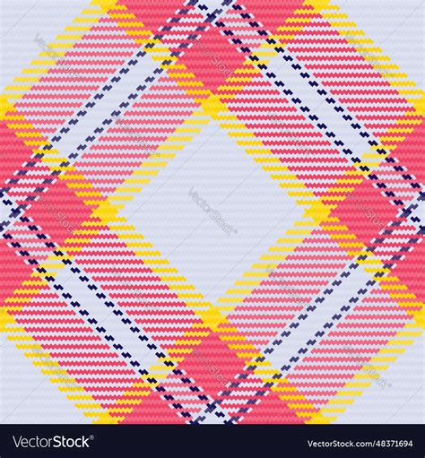 Seamless textile background of check pattern with Vector Image