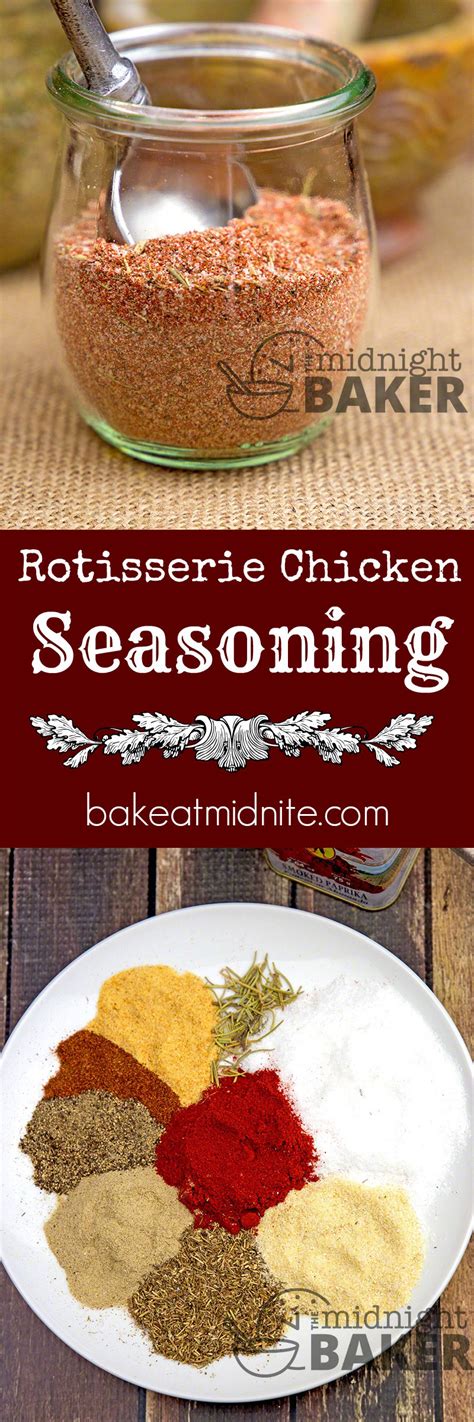 Rotisserie Chicken Seasoning - The Midnight Baker