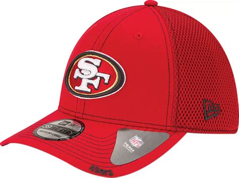 New Era Men's San Francisco 49ers 39Thirty Neoflex Red Stretch Fit Hat | DICK'S Sporting Goods