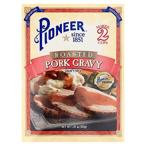 Pioneer Roasted Pork Gravy Mix, 1.41 oz