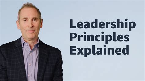 Amazon CEO Andy Jassy explains Leadership Principles: Video & podcast