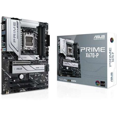 ASUS PRIME X670-P Motherboard ATX Socket AM5 4x DDR5