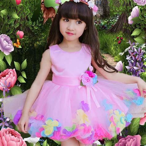 Advanced Little Kids Dress Princess Flower Baby Toddler Girls Disguises Dresses For Girls ...