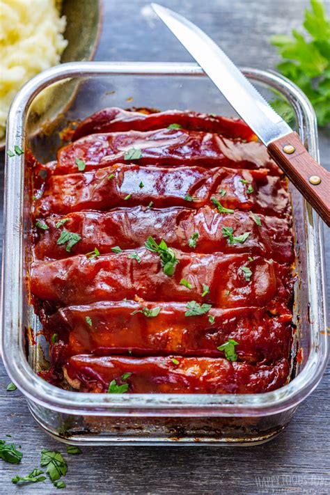 BBQ Meatloaf Recipe - Happy Foods Tube