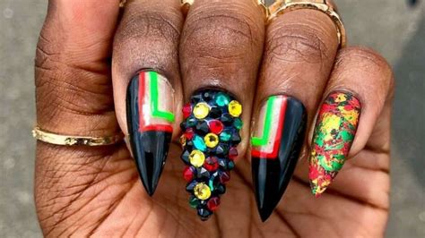 10 nail art looks that beautifully celebrate Juneteenth - ABC News