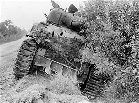 Knocked Out M4 Sherman Tank Normandy 1944 | World War Photos