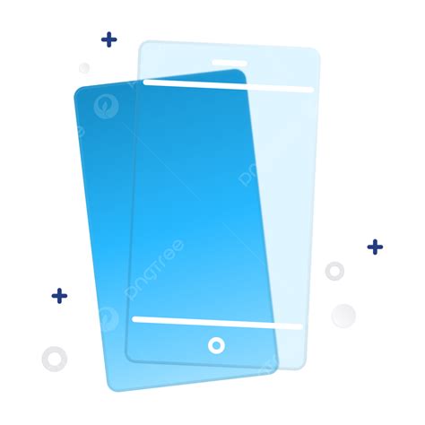 Glassmorphism Phone Icon With Blue Color, Glassmorphism, Icon, Phone PNG and Vector with ...