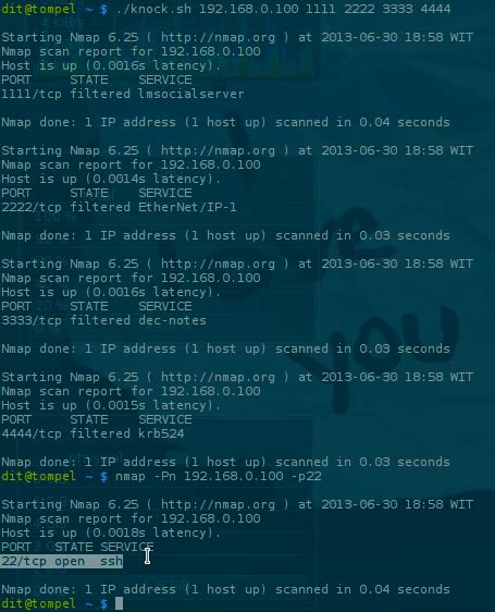 Implementing Firewall Protection via Iptables Port Knocking - Tutorials ...