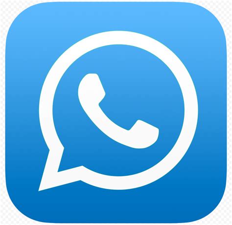 HD Blue Whatsapp Wa Whats App Official Logo Icon PNG | Citypng