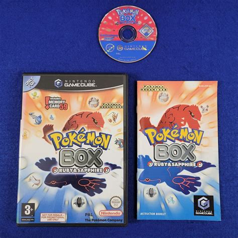 gamecube POKEMON BOX Ruby & Sapphire PAL UK VERSION -Make Your Selection Pokémon | eBay