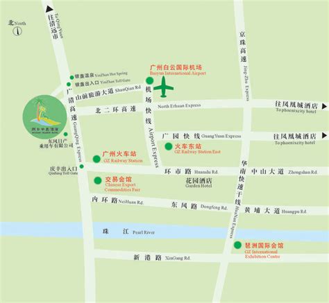 Guangzhou Tourist Map - Guangzhou • mappery