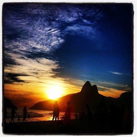 Rio de Janeiro's sunset. How I love it! | Rio, Sunset, Rio de janeiro