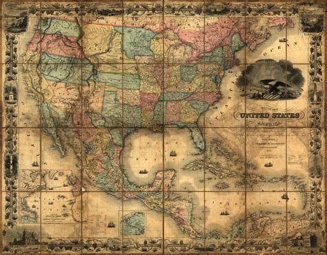 Map Of Usa Vintage – Topographic Map of Usa with States