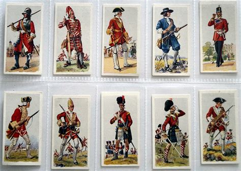 Full Set of 50 Cigarette Cards: History of Army Uniforms (1937) at The Book Palace