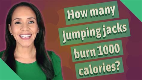 How many jumping jacks burn 1000 calories? - YouTube