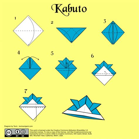 Origami Kabuto - Tavin's Origami