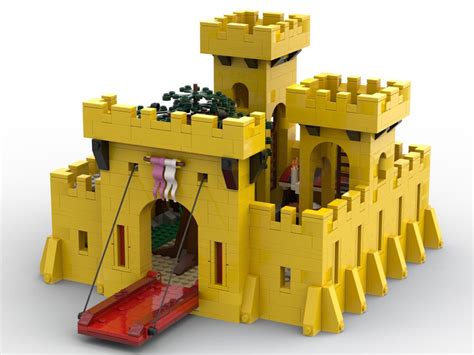 LEGO MOC Yellow Castle | 375 Remake by LordClimentos | Rebrickable ...