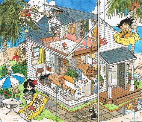 Imagen - Plano interno y externo de Kame House.jpg | Dragon Ball Wiki ...