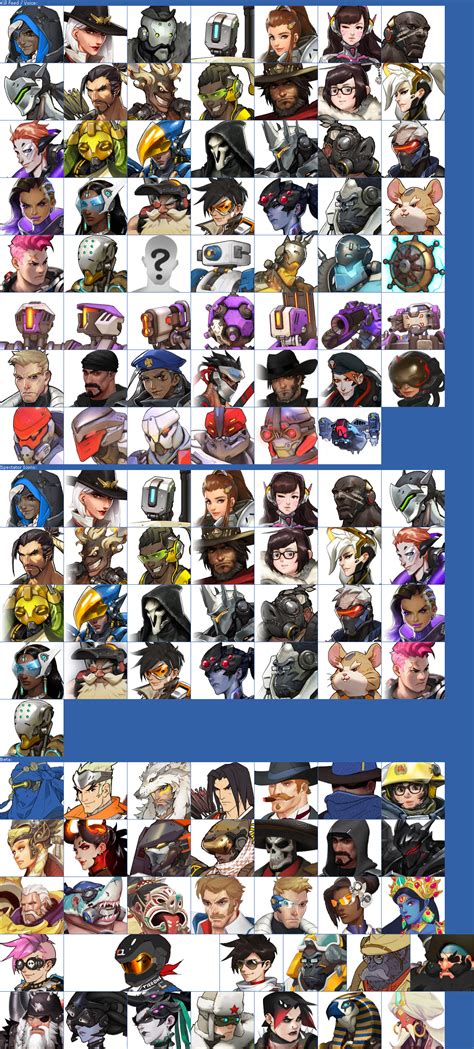 PC / Computer - Overwatch - Hero Icons - The Spriters Resource