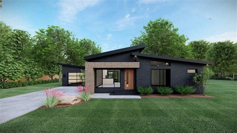 Contemporary Style House Plan - 3 Beds 2 Baths 1131 Sq/Ft Plan #923-166 ...