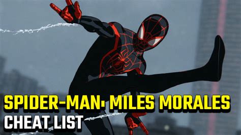 All Spider-Man: Miles Morales Cheats List - GameRevolution