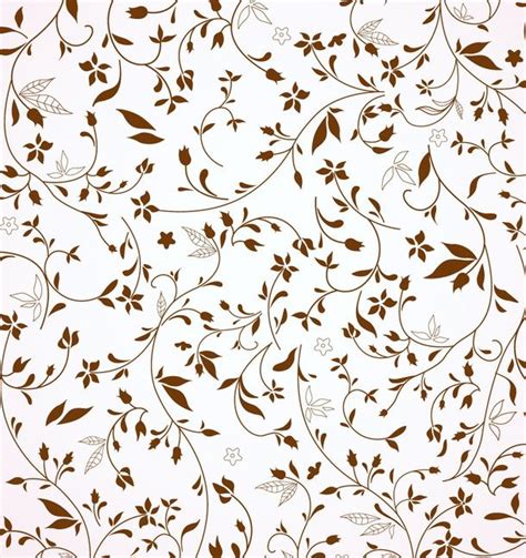 an abstract floral pattern with leaves and flowers