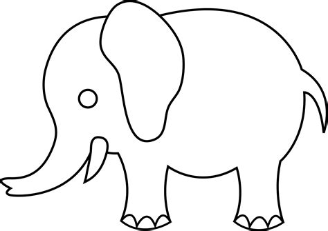 Free Elephant Outline Cliparts, Download Free Elephant Outline Cliparts png images, Free ...