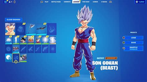 Beast Gohan Joins Fortnite! - YouTube