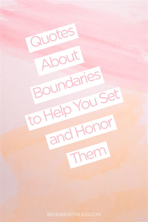 Setting Boundaries At Work Quotes