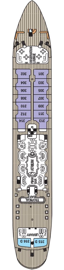 Royal Clipper Deck Plans