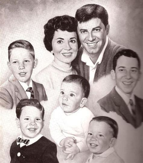 Lewis family portrait. (before Joseph Lewis) | Jerry lewis, Famous portraits, Movie stars