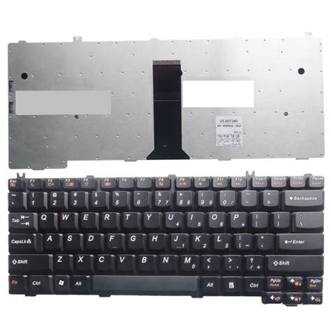 US steel plate Black New English laptop keyboard For Lenovo L3000C ...