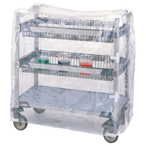 Metro GWCVC41 Clear Vinyl Cart Cover 36" x 18" x 32"