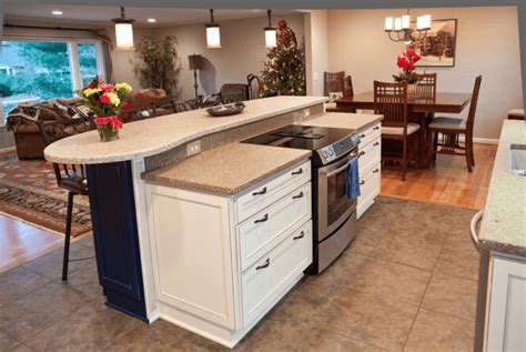 Kitchen Island with Stove Top, Seating, Sink, and Oven Ranges - EasyHomeTips.org