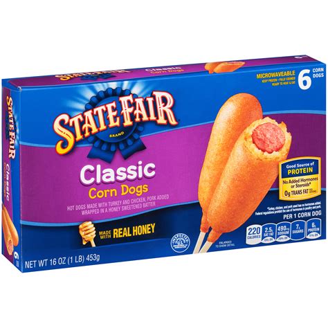 State Fair® Classic Corn Dogs, 6 Count, 16 oz. (Frozen) | La Comprita