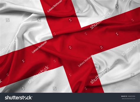 Waving England Flag Stock Photo 186820280 : Shutterstock