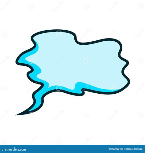 Cartoon word bubble stock vector. Illustration of design - 263060499