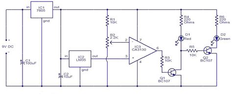 Lm35 Circuit Diagram