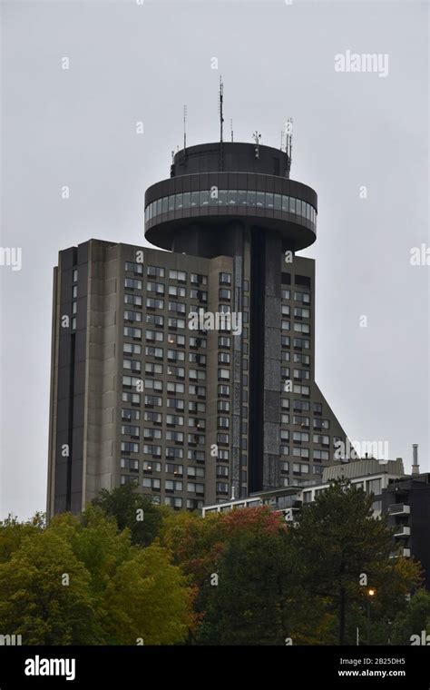 The Hotel Le Concorde and Ciel rotating restaurant, Quebec City, Canada ...