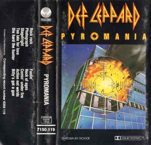 Def Leppard - Pyromania (1983, Cassette) | Discogs