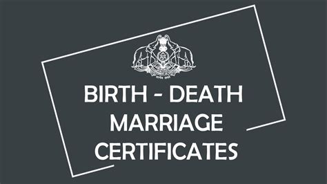 How to Get Birth/Death/Marriage Certificate Online - YouTube