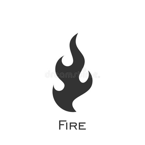 Fire Logo Design, Simple Flame Logo, Vector Icons. Stock Vector ...